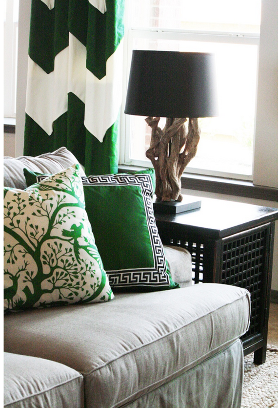 emerald-green-home-decor-pillows